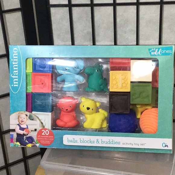 Infantino Toys Infantino Balls Blocks Buddies Activity Toy Set Poshmark